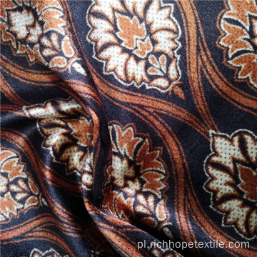Afrykańska tkanina aksamitna z nadrukiem tapicerskim na tekstylia